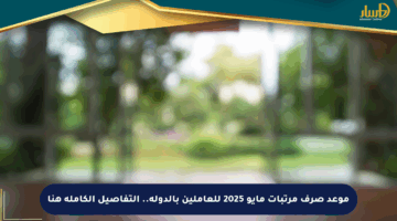 موعد صرف مرتبات مايو 2025 للعاملين بالدولة.. التفاصيل الكاملة هنا